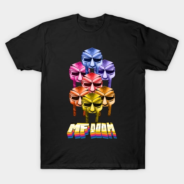 retro mf doom mask T-Shirt by Xela Wilma